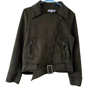 Evie Faux Suede Jacket